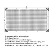 Summer supplies Recinzione Copertura per Balcone Protezione della Privacy Schermo in HDPE Senza Viti Permeabile per Estate ed Inverno,con 4 * 1,5m di Corda,Grigio Chiaro