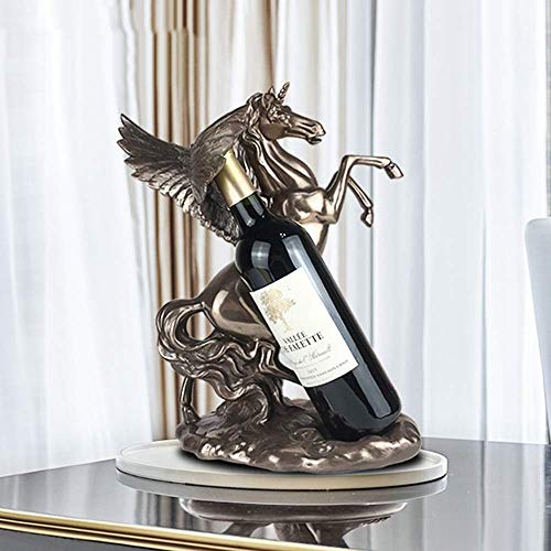 Semplicità Elegante Stile Europeo Pegasus Portabottiglie Decorazione Del Desktop Armadietto Del Vino Studio Soggiorno Bar Ristorante Creativo Decorazioni per la Casa Artigianato Arredamento Bello Ed