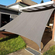 MLL Tenda a Vela Quadrata, Tenda da Sole Quadrata Tenda da Sole in Tessuto Oxford Block Grade, per Il Campeggio di parchi Giochi residenziali