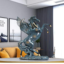 Porta Bottiglie da Vino Vino Titolare Statua Bottiglia di Vino Titolare Statua d'Epoca Creativa Flying Wine Cavallo Cremagliera Scultura Accessori Armadietto del Vino Soggiorno Casa della Cremagliera