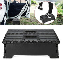 Sgabello Pieghevole Portatile per Bagno Nero, sgabello pieghevole in plastica Sgabello pieghevole pieghevole per cucina Bagno uso da viaggio