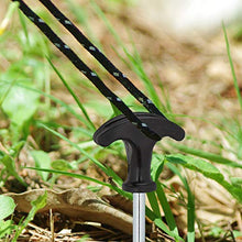 Relaxdays Pioli per Tende, Set da 12, Picchetti a Vite, Acciaio, Terreni Duri, Ancoraggio Padiglioni, 31 cm, Nero