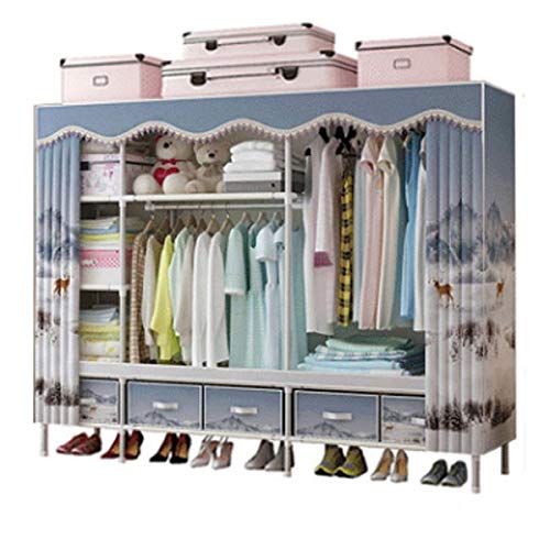 JJZXT Dresser for Cabina Armadio Armadio for Camera da Letto Mobili for Bambini Governo di immagazzinaggio Guardaroba di Spazio Guardaroba