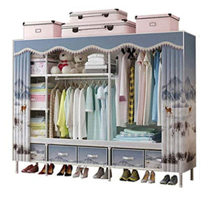 JJZXT Dresser for Cabina Armadio Armadio for Camera da Letto Mobili for Bambini Governo di immagazzinaggio Guardaroba di Spazio Guardaroba