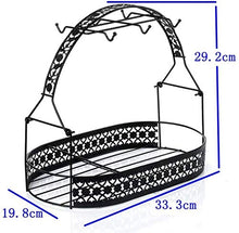 AWJ Mark Portabicchieri Portabicchieri Portabicchieri in Stile Europeo Portabicchieri Portabicchieri Stendibiancheria Scarico, Nero