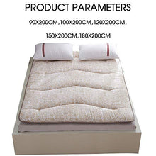 WXLSQ Futon Materasso Portatili Ragazzi Materasso Pieghevole E Ragazze Dormitorio Materasso A Pelo Opaco, Ispessimento Casa Mat Campeggio in Stile Giapponese Piano Materasso Futon,180x200cm