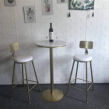 XHCP Mobili Soggiorno Sgabelli Sgabelli da Bar, Sgabelli da Bar contemporanei con Schienale, Altezza bancone Cucina Moderna da Pub, Seduta in Ecopelle, Bianco e Nero