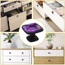 Farfalle e fiori viola 4 PCS Pomelli per Porta, Pomolo per Mobile, Pomelli per Mobili con Viti, Maniglia per Armadietto, Pomelli per Porta, Pomelli per Cassetti per Porta, Armadio, Cassetto e Credenza