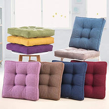 HYLX Cuscino Sedile, Cuscino Sedia, Cuscino Sgabello Rotondo, Cuscino Sedia Floreale Antiscivolo in Cotone Spesso, per Giardino, terrazza Esterna