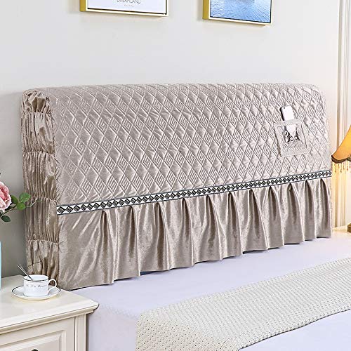 Renbin Copertura Testiera Letto, Copri Testata Letto Matrimoniale Elastica Copertura, Decorazione Camera da Letto Copritesta Letto Elasticizzato,B-120cm