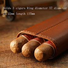 Cigar Humidor, Legno di Cedro Cortex Cigar Cigar Set Scissor Portable Kit Sigaro Umidificatore (152 * 75 * 40Mm)
