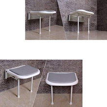 Accessori da bagno - Yushi ~ pieghevole parete doccia Sgabelli Parete doccia sedile sgabello pieghevole cambiare le scarpe di feci for anziani / disabili Anti-Slip sedia con le gambe Sgabello in Grey