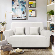 TAOCOCO Copridivano Jacquard Elasticizzato Spandex Copridivano Copridivano Copridivano Copridivano Copridivano in diverse misure e colori (Bianco, 2 Posti (139-175cm)