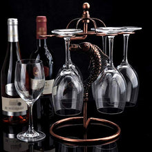 LHQ-HQ porta bicchiere di vino ripiano in vetro vino moda calice titolare appeso portabicchieri bicchiere di vino appeso europea cremagliera a testa in giù a casa scarico decorazione decorazione soggi
