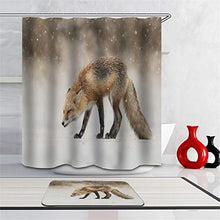 LIYAN Combinazione Bagno. Immagini Chiare E Colori Vivaci Rendono Il Tuo Bagno Pieno di Vita. Accessori da Bagno. La Volpe in Inverno.