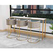 Sgabello bar, sgabello alto schienale, poltrona lounge balcone casa, con schienale e poggiapiedi, cuscino in spugna, seduta comoda/D / 75 centimetri
