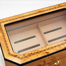 Humidor Armadio per Sigari Umidificatore Idratante A Temperatura Costante Scatola Idratante in Legno di Cedro Set per Fumatori di Sigari Gli Accessori per Sigari Possono Contenere 50 Sigari