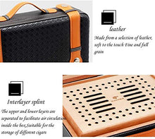 STBAAS Piccole Humidor for sigari, Cedar Fodera Hand-Held Cigar Box di stoccaggio, Segmentazione Stecca Seal Design, for Le Diverse Cigar Bagagli