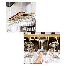 MFLASMF Wine Rack,Hanging Mug Holder, Hanging Upside Down Wine Rack,Decoration Bar Wine Rack, European Wine Hanger (Size : 80 * 35cm)
