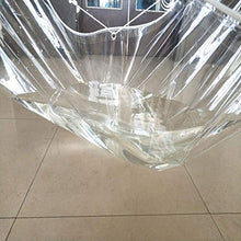 MY1MEY Telo Trasparente per Esterno, 0.3Mm Telo Trasparente Gazebo, Tenda Trasparente Plastica Impermeabile Rinforzato Resistente All'Aperto, per Rimorchi, Auto, Barche(0.3mm1.5 * 3m(4.9 * 9.8ft))