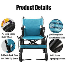 Carrozzine da Trasporto Leggere Pieghevoli | Sedile E Schienale Ergonomici | Larghezza Seduta 46 Cm - Adatto A Disabili E Anziani A