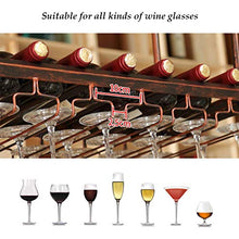 AT Calici Scaffalature Metalliche con Montaggio a Parete Attaccatura Del Supporto Di Bottiglia Del Vino Holder Wine Rack a Muro | Attaccatura Del Supporto Di Vetro Di Vino, Altezza Regolabi