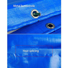 AT Teloni Impermeabili Incatramata Blu Outdoor Plastica Parasole Protezione Solare Tenda da Campeggio Di Copertura Mobili Semplici Car Cover Bu / 5X5M