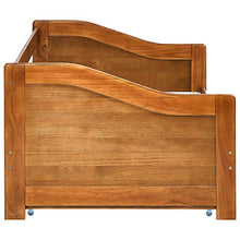 BIGTO - Divano letto estraibile, struttura in legno di pino massello, per la casa, 90 x 200 cm, colore: Marrone miele