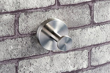 Ambrosya® | Scaldasalviette Esclusivo in Acciaio Inox | Asciugamano Gancio Appendiabiti (Acciaio Inossidabile (Spazzolato))
