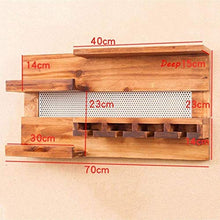Semplice e Creativo Portabottiglie Semplice e Creativo Portabottiglie Sospeso da Parete Portabottiglie in Legno Portabottiglie Multiuso Semplice e Creativo Decorazione a Parete, PZW