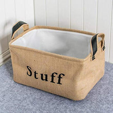 XIXIAO - Cesto portaoggetti per armadi, cassetti, armadio, cassettiera, 30 x 23 x 18 cm, colore: cachi