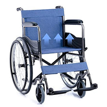 Carrozzine Semoventi, Transito Portatile da Viaggio, Pieghevole Portatile Luce con Braccioli Pneumatico Gonfiabile Dispositivo Anticaduta Disabile Carrello per Anziani Scooter Monopattino per Anziani