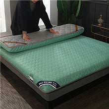 Tatami Antiscivolo, Materasso Traspirante a Doppio Strato Traspirante a Maglia Morbida Traspirante Materasso Pieghevole Singolo Doppio Studente Futon Mat per Dormire e Viaggiare,E,150x200cm