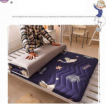 ZZX Materasso da Pavimento Pieghevole Tatami, Morbido Materasso Futon Addensato per Casa Campeggio Yoga Tappetino Tatami, Cuscino Futon Giapponese Traspirante Adatto alla Pelle,C-90 * 200cm