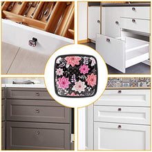 Elegant texture paper flower Pomelli per Porta Set di 4 Pomelli per Mobili Manopole per Cassetti Cucina Armadio Vetro