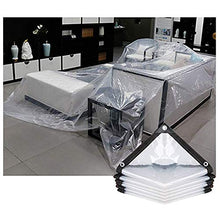 SHIJINHAO Tarpaulin Impermeabile Impermeabile Clear PVC Garden Garden Twinings Shelter Gazebos Giardino Mobili Covers Sblewreen Tessuto Tessuto Tessuto in Plastica con Occhielli, 20 Taglie