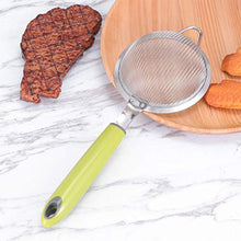 UPKOCH Setacci da Cucina in Acciaio Inossidabile a Maglia fine con Manici in plastica Antiscivolo Misura 10 cm
