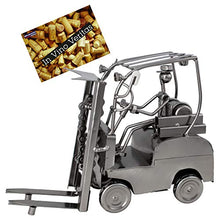 Brubaker portabottiglie di Vino portabottiglie per Vino impilatore Driver Decorazione Oggetto Metallo Bottiglia Stand con Biglietto di Auguri per Il Vino Presente