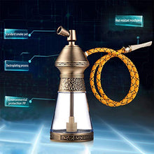 GSYH Creativo Shisha, Filtro Fumare Narghilè Fumo Tubo di Acqua per Il Partito Family Dining,Nero
