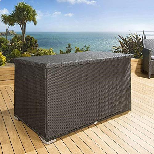 Armadietto Esterno 240L, Armadio Mobile, Contenitore Di Stoccaggio In Rattan Per Esterni, Scatola Per Terrazze Da Giardino (per Tappetino Per Terrazza), Attrezzi Da Giardinaggio, 100 × 40 × 60 Cm