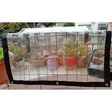 MTYLX Outdoor Multifunzionale Incatramata, Plastica Trasparente Antipioggia con Occhielli Pianta Antipoere Di Isolamento Foglio Tenda Impermeabile Capannone Panno,a,4Mx5M