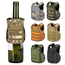 Festnight Gilet tattico di Birra Militare Molle Mini Bottiglia di Bevande in Miniatura può Raffreddare Holder Sleeve