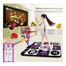 Gioco Ballo Resistente Antiscivolo, All'abrasione Tappetino Danza Pad Macchina Corsa Coperta Yoga Regali Bambini Adulti, Tappeto Wireless 3D Somatosensoriale Antiscivolo