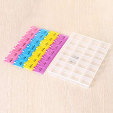 2pcs 7 giorni pillola scatola organizzatore medicina tablet dispensatore organizzatore settimanale
