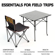 AKEFG Tavolo da Campeggio Pieghevole e sedie, Tavolo Portatile 4 sedie 1 Tavolo, Tavolo da Giardino Esterno e sedie con Borsa per Il Trasporto, Ideale per Tour con Guida autonoma, Picnic