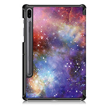 Artfeel Cover per Samsung Galaxy Tab S6 10.5 T860/T865,Sottile Leggero Pelle Smart Supporto Custodia con Auto Sveglia/Sonno,Slim Flip Folio Magnetico Tablet Caso,Via Lattea