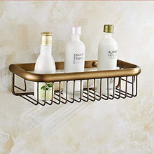 DXMRWJ Portasciugamani Ripiani per Doccia Cestino per Doccia Cestino per Doccia Compatto per Accessori da Bagno Tutto Materiale in Rame Perforato 02.01