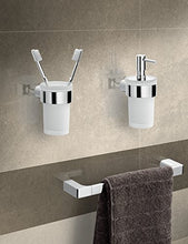 Porta asciugamani da muro 35 cm, cromato lucido, Gedy Pirenei