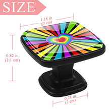 Amore arcobaleno 4 PCS Pomelli per Porta, Pomolo per Mobile, Pomelli per Mobili con Viti, Maniglia per Armadietto, Pomelli per Porta, Pomelli per Cassetti per Porta, Armadio, Cassetto e Credenza