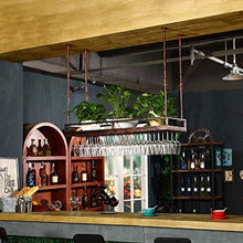 WSJ - Scaffale galleggiante per bottiglie di vino, da bar inverso, per tetto industriale, portabottiglie da vino